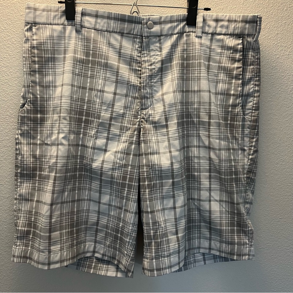 Nike Gray Flat Front Shorts with Lightweight Design